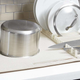 Umbra’s UDry combines a microfiber dish mat with a dish rack that can be easily stored away when not in use.